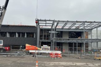 Final beam in place at Healthy Living Campus