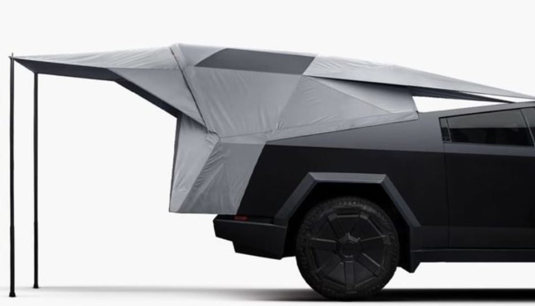 Heimplanet x Tesla's Tent Converts the Cybertruck Into a Portable Campsite