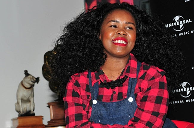 The singer Zahara, real name Bulelwa Mkutukana