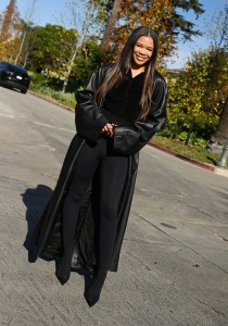 Storm Reid at Balenciaga Ready To Wear Fall 2024 held on December 2, 2023 in Los Angeles, California.