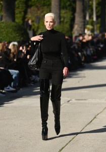 Brigitte Nielsen at Balenciaga Ready To Wear Fall 2024 held on December 2, 2023 in Los Angeles, California.