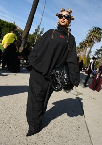 Tinashe at Balenciaga Ready To Wear Fall 2024 held on December 2, 2023 in Los Angeles, California.