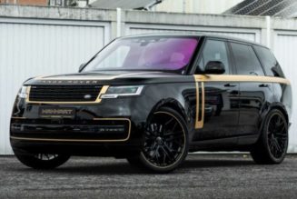 MANHART’s RV 650 Dips the Range Rover in Gold