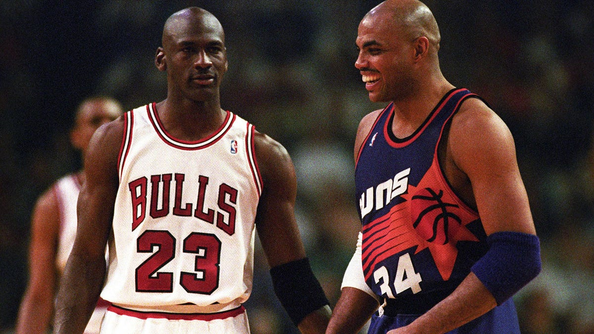 Jordan and Barkley in Finals