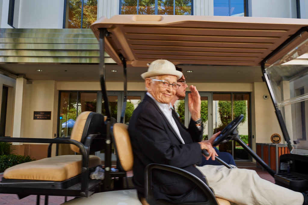 Norman Lear photographed on the Sony Lot - 13 August 2019