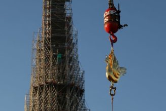 Notre Dame Cathedral Gets a New Golden Rooster Sculpture