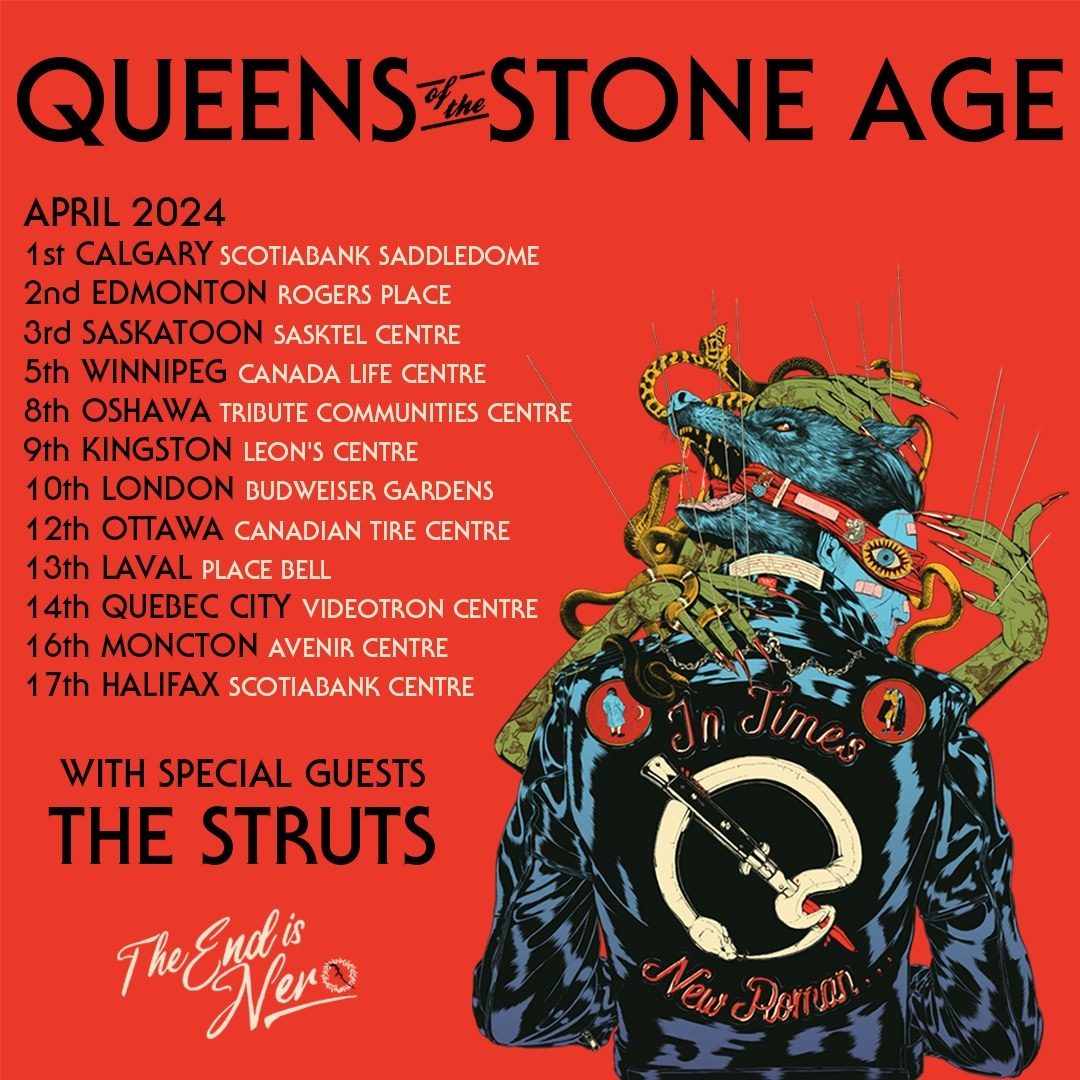 QOTSA canada tour poster