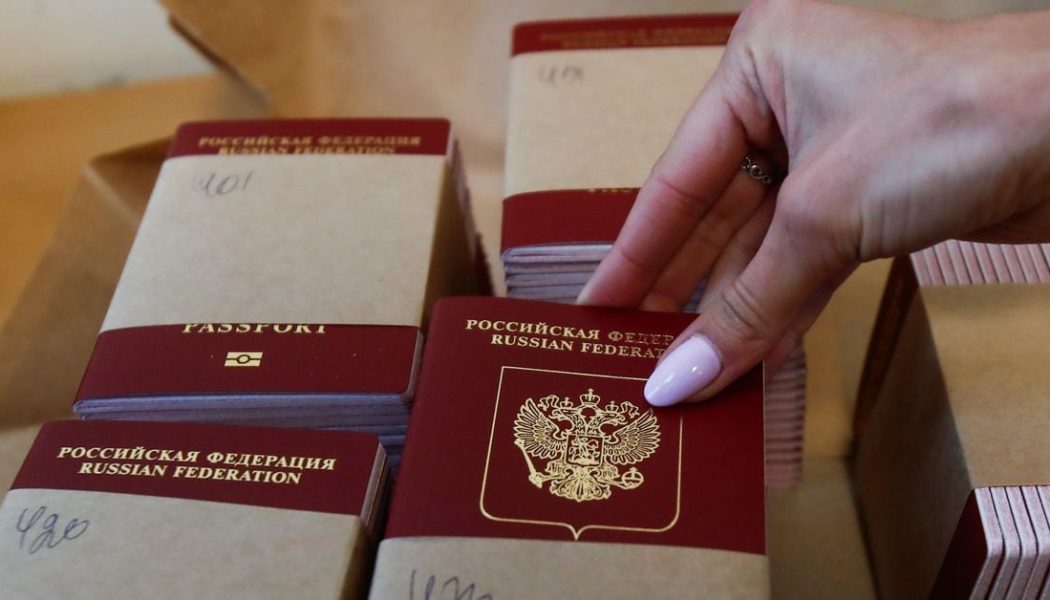 Russians banned from travel to hand over passports within five days