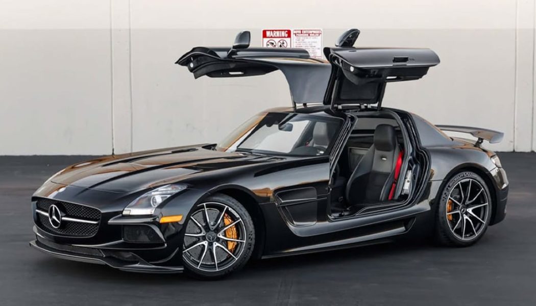 Stunning 2014 Mercedes-Benz SLS AMG Black Series Surfaces at Auction