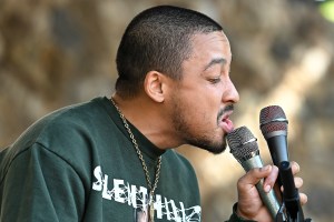 STANFORD, CALIFORNIA - JUNE 04: Dijon performs on Day 3 of Re:SET Concert Series at Frost Amphitheatre on June 04, 2023 in Stanford, California. (Photo by Steve Jennings/Getty Images)