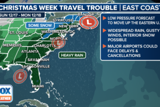 The Daily Weather Update from FOX Weather: Storm could spell early Christmas travel trouble for East Coast