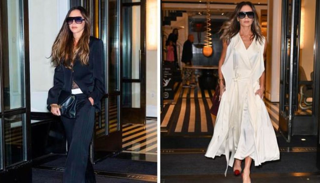 Victoria Beckham's Party Wardrobe Revolves Around These 6 Chic Pieces