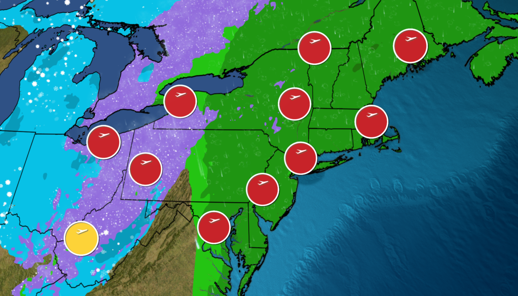 Where To Look For Travel Delays As We Start The Week - Videos from The Weather Channel