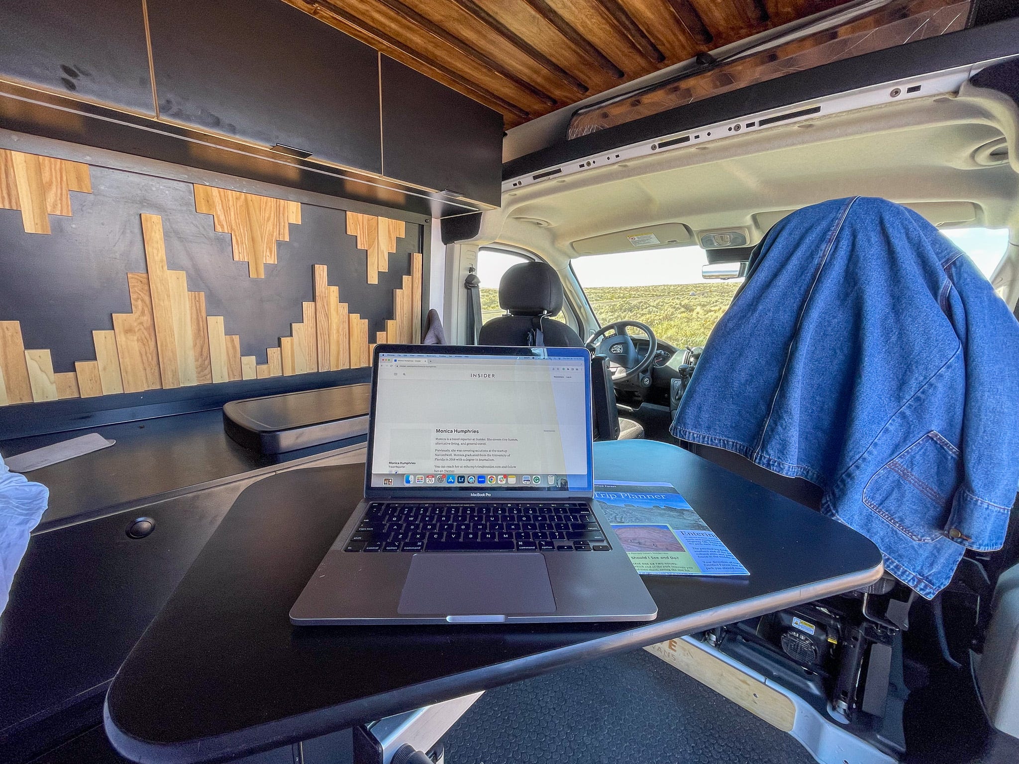 The author van after a quick cleaning.