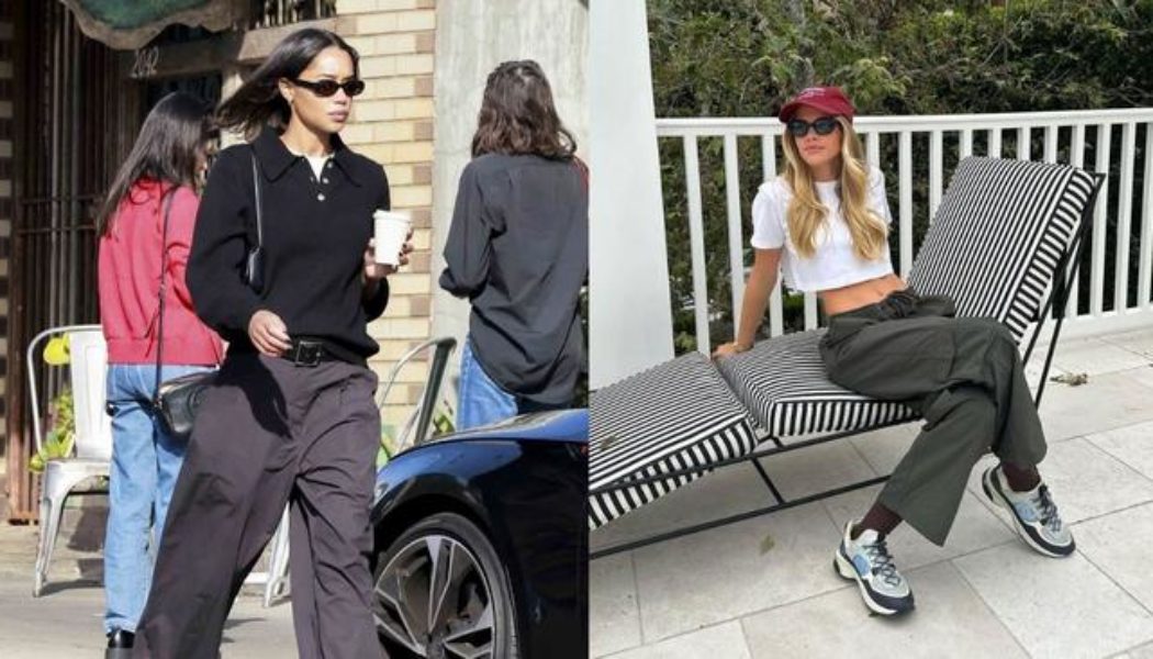 7 Easy Trouser-and-Trainer Outfits I'm Stealing From Celebrities