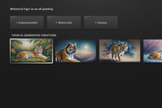 Amazon’s latest Fire TVs can now use AI to generate custom art backgrounds