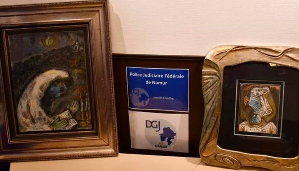 Belgian Police Recover a Picasso and Chagall Painting Stolen 14 Years Ago