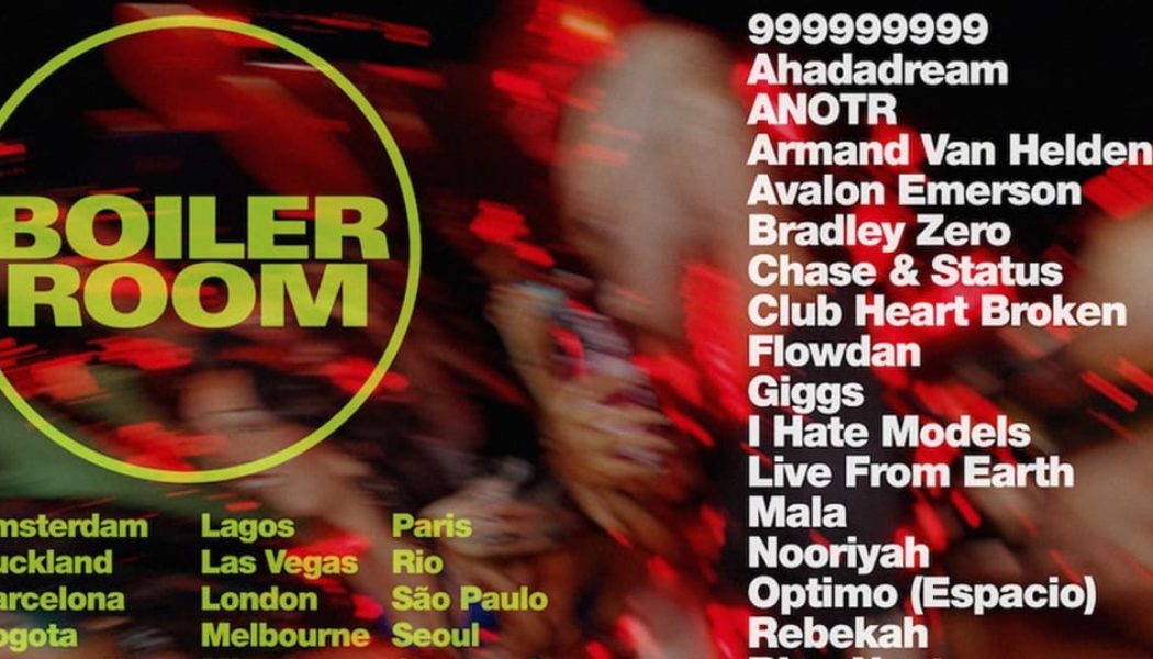 Boiler Room Announces 2024 World Tour