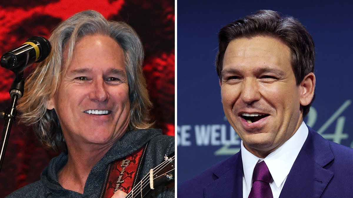 Billy Dean and Gov. Ron DeSantis