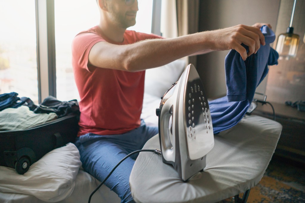 Ott said that people use the hotel iron to cook food in their room -- and he's not wrong. 