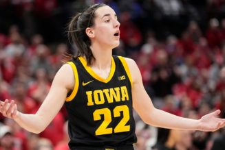 Iowa's Caitlin Clark shaken up after colliding with court-storming fan: 'Just hammered'