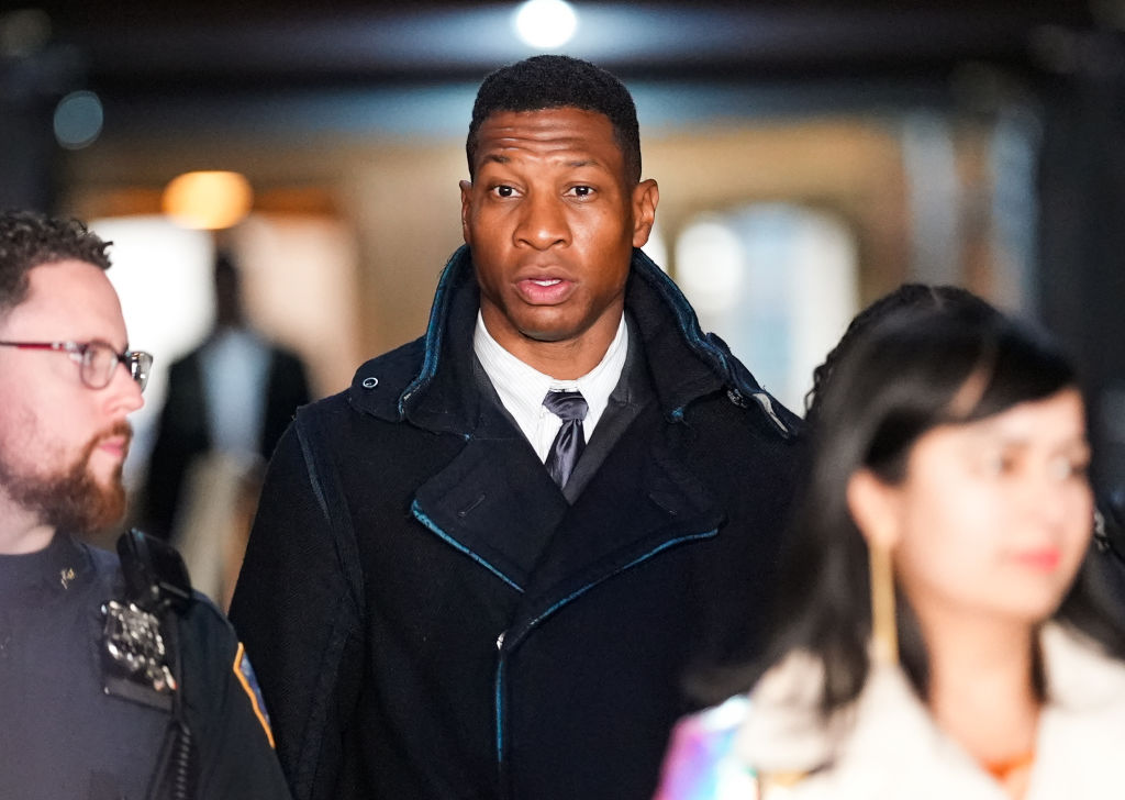 Actor Jonathan Majors Arrives At Court For Closing Arguments In Domestic Violence Trial