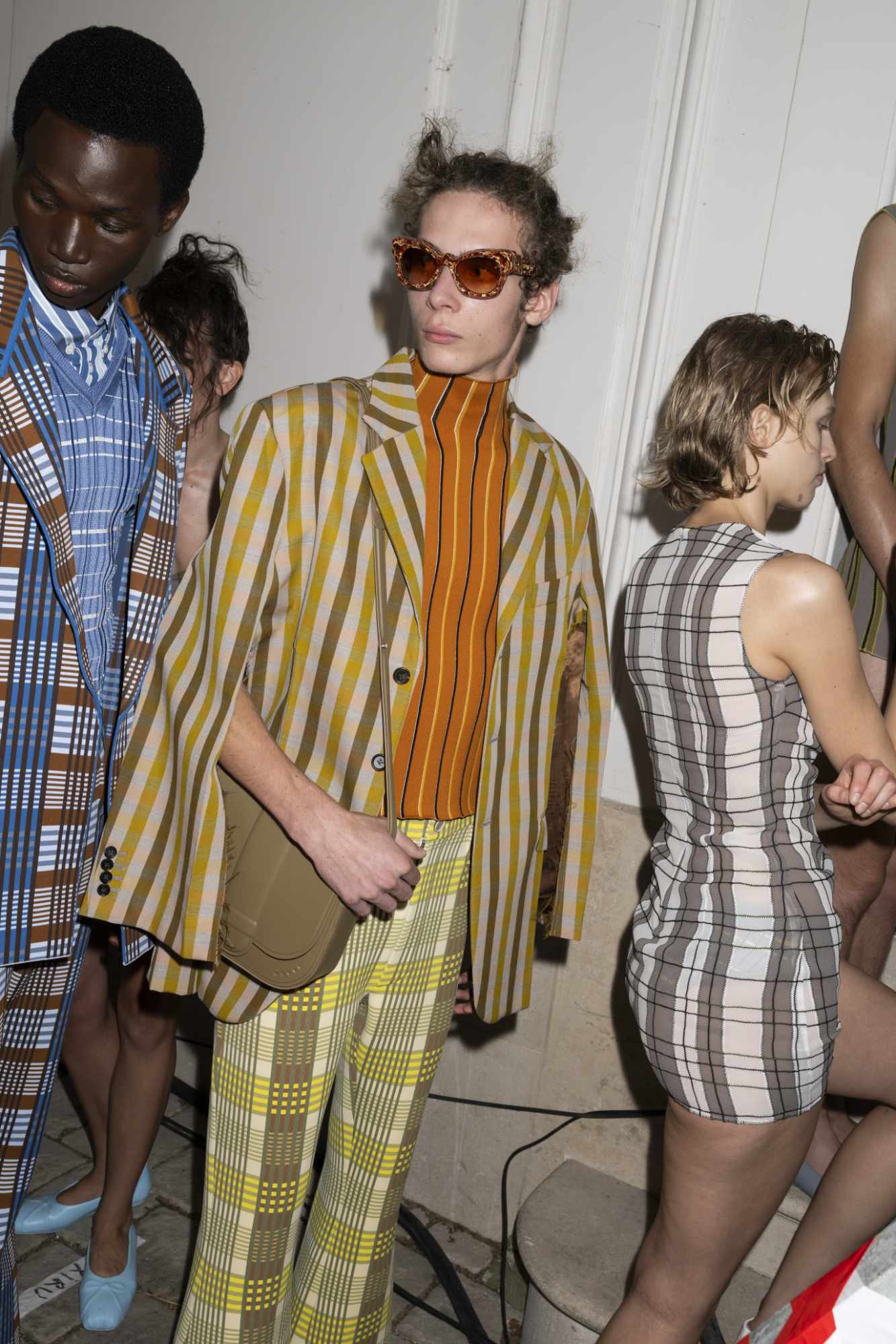 Models wear Marni's Spring/Summer 2024 collection at Paris Fashion Week