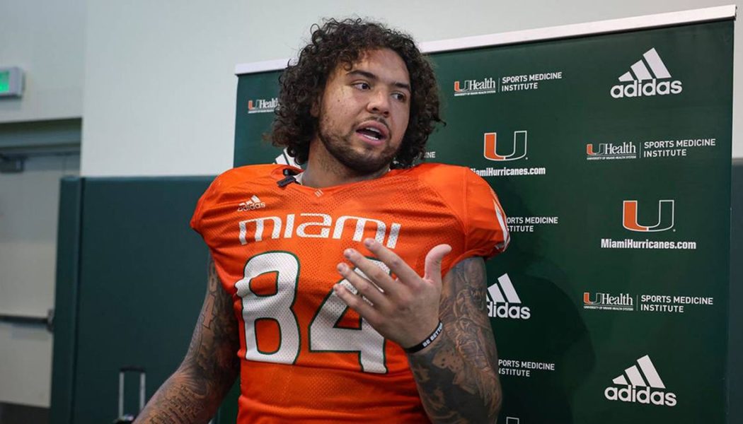 Miami tight end returning for unprecedented 9th season of college football