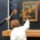 Protestors Throw Soup at Mona Lisa Painting in the Louvre