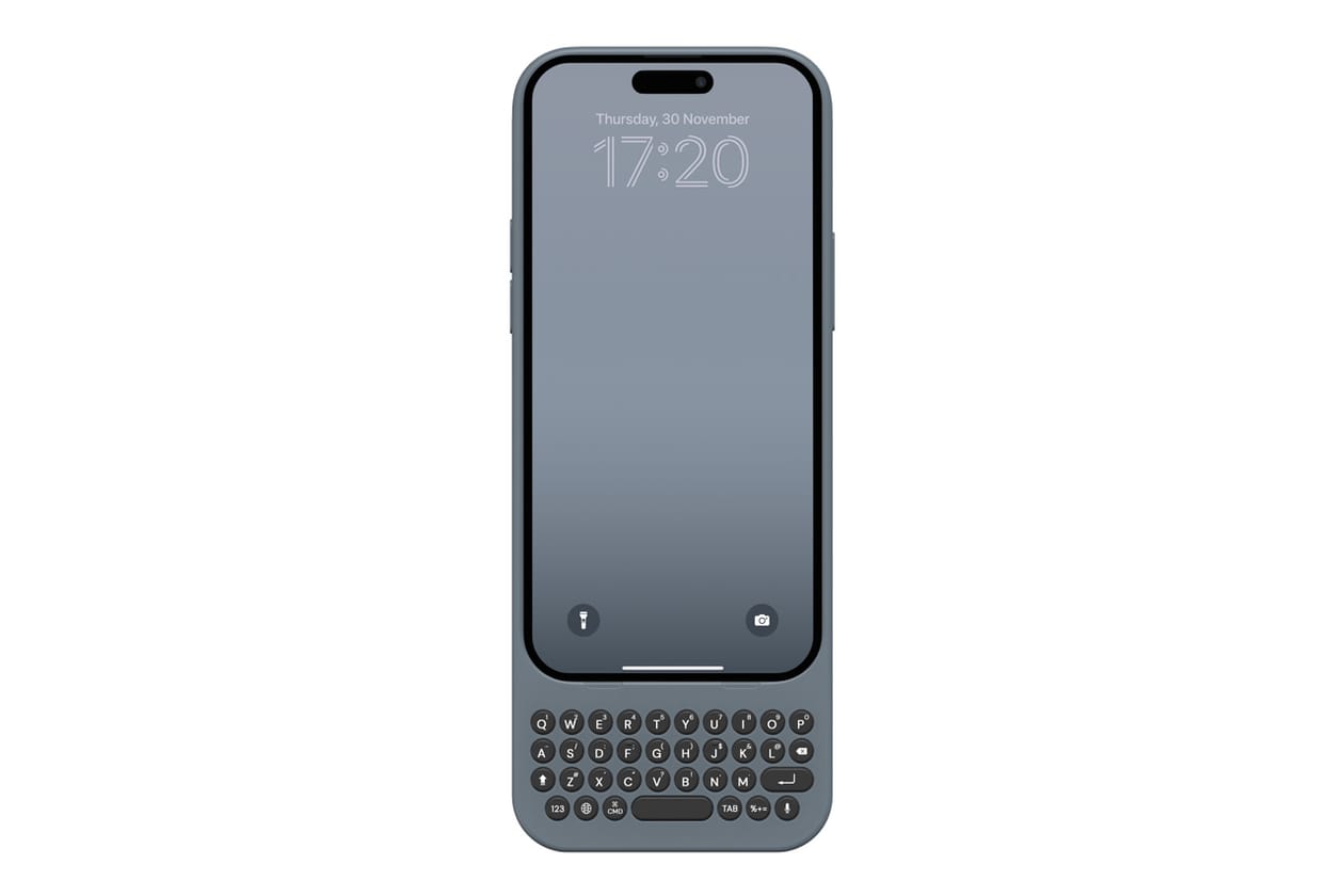 Relive the Blackberry Days With Clicks’ iPhone “Creator Keyboard” CES 2024 mrmobile release price link click qwerty type shortcut ios iphone 14 15 Kevin Michaluk (a.k.a. CrackBerry Kevin) and Michael Fisher launch