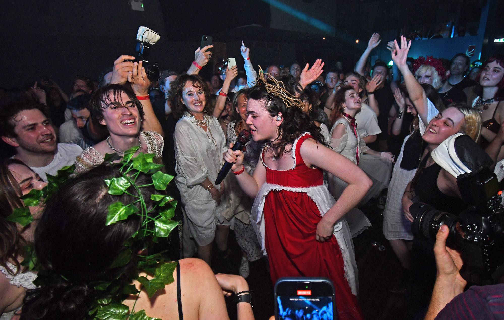 Abigail Morris of The Last Dinner Party performs at Oslo, Hackney on June 13, 2023 in London, England. (Photo by Jim Dyson/Getty Images)