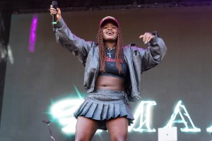 AUSTIN, TEXAS - OCTOBER 14: Amaarae performs during 2023 Austin City Limits Music Festival at Zilker Park on October 14, 2023 in Austin, Texas. (Photo by Erika Goldring/FilmMagic)