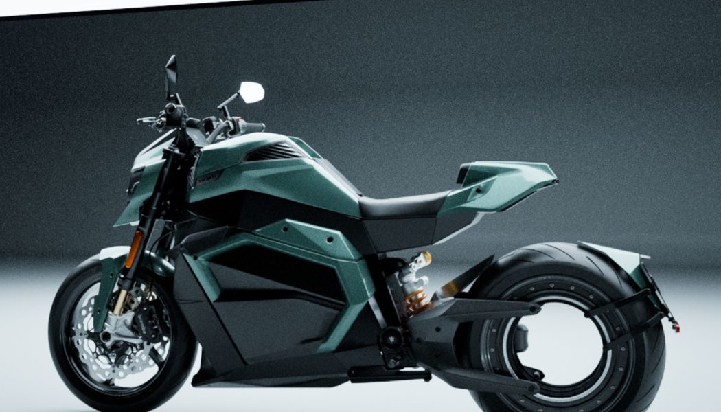 The hubless electric motorcycle with sci-fi style and a great name