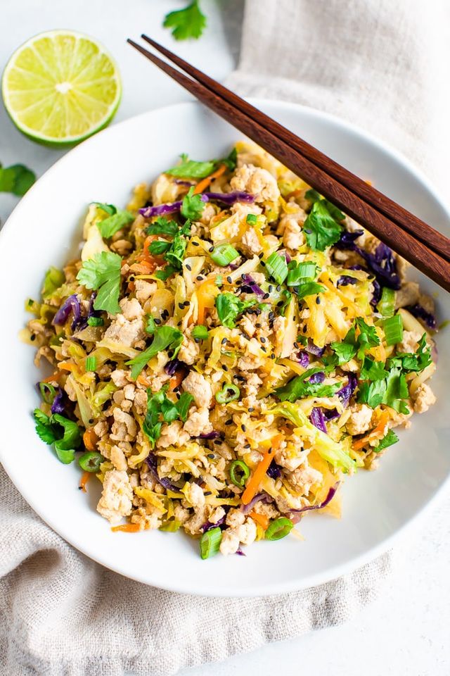 egg roll bowl