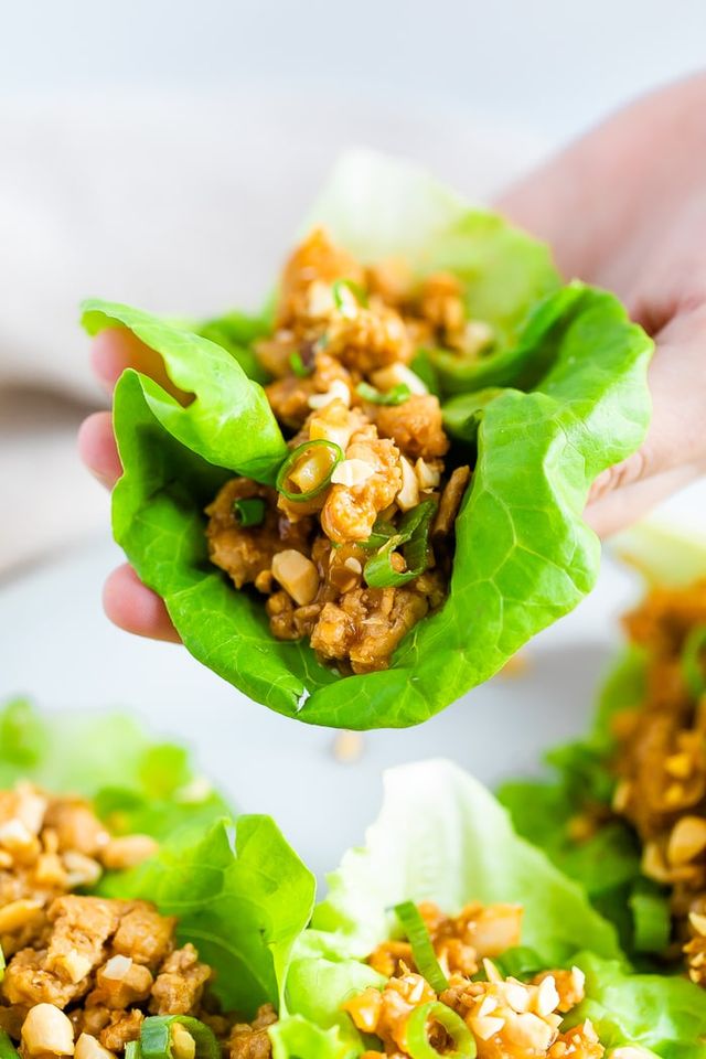 chicken lettuce wrap