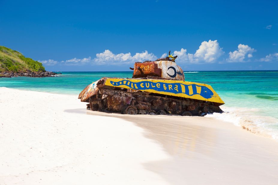 <strong>Culebra, Puerto Rico:</strong> Marine life and beaches — including Flamenco Beach where a rusted tank sits in the sand — are the big draws on unspoiled Culebra.” class=”image__dam-img image__dam-img–loading” onload=”this.classList.remove(‘image__dam-img–loading’)” onerror=”imageLoadError(this)” height=”1233″ width=”1850″ loading=”lazy”></picture>
    </div>
<div class=