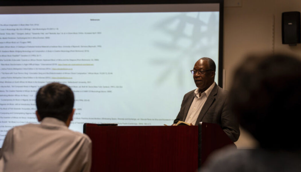 Accomplished ethnomusicologist Dr. Kofi Agawu lectures on African Art Music at Eastman