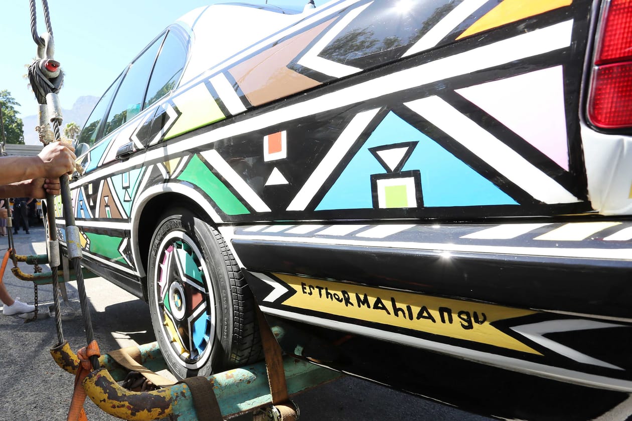 Then I Knew I Was Good at Painting: Esther Mahlangu bmw exhibition iziko museums of south africa