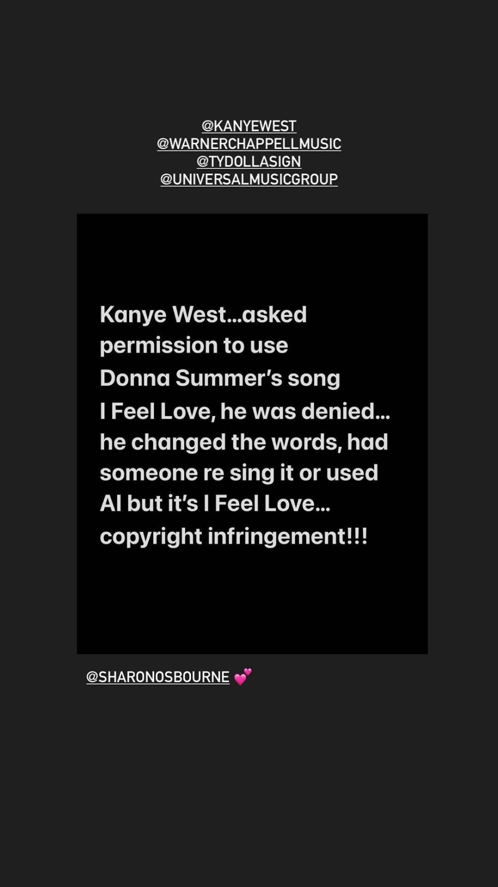 Donna Summer Also Claims She Denied Letting Kanye West Sample Music