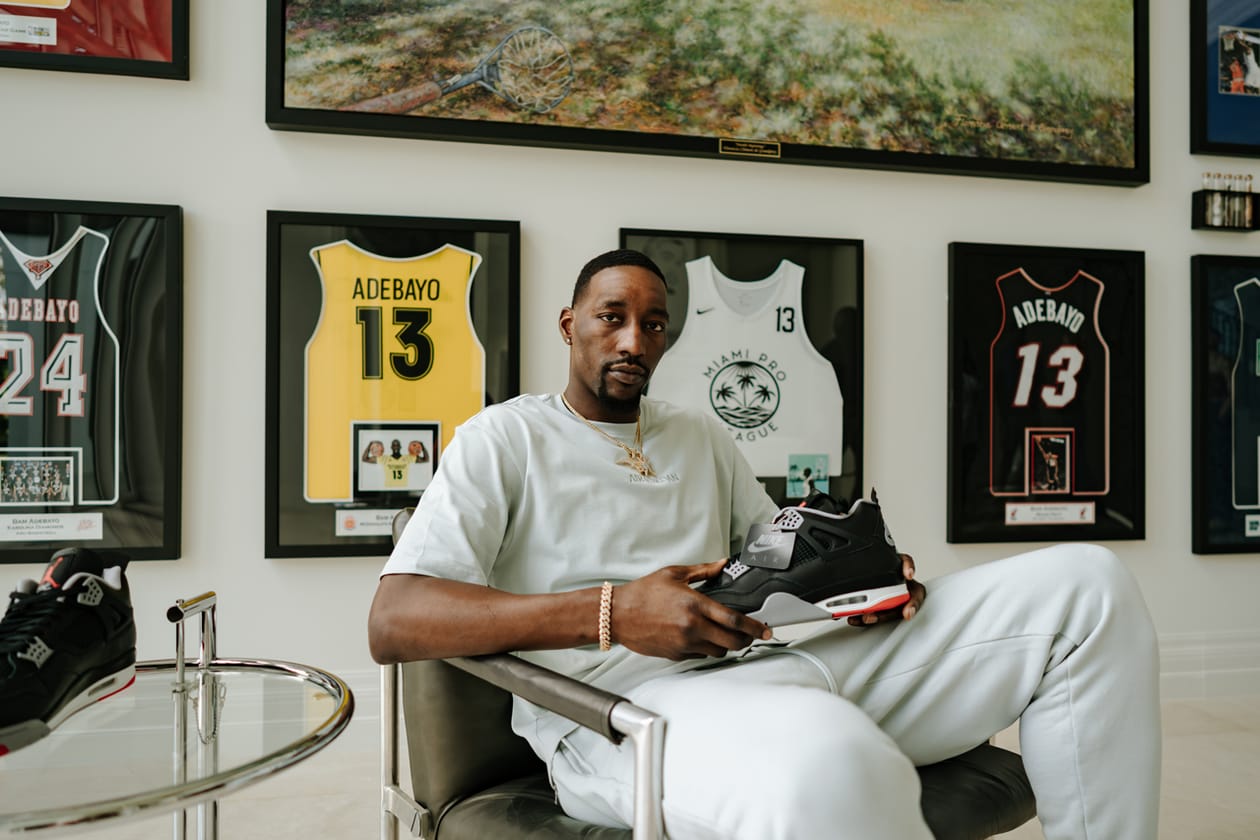 Jordan Brand Essentials Bam Adebayo Center Miami Heat NBA All-Star Interview Lookbook NBA All-Defensive Second Team honoree