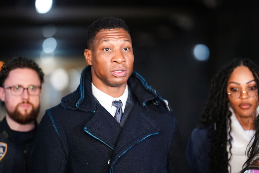 Actor Jonathan Majors Arrives At Court For Closing Arguments In Domestic Violence Trial