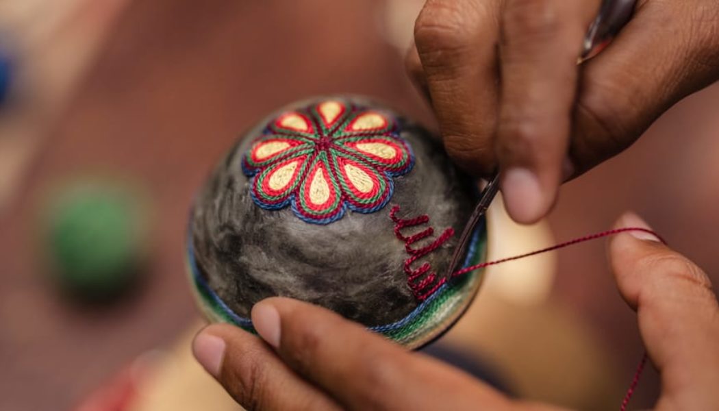 Mexican Artists Craft Beautiful Handmade Caps for Clase Azul Mezcal San Luis Potosí