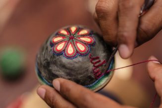 Mexican Artists Craft Beautiful Handmade Caps for Clase Azul Mezcal San Luis Potosí