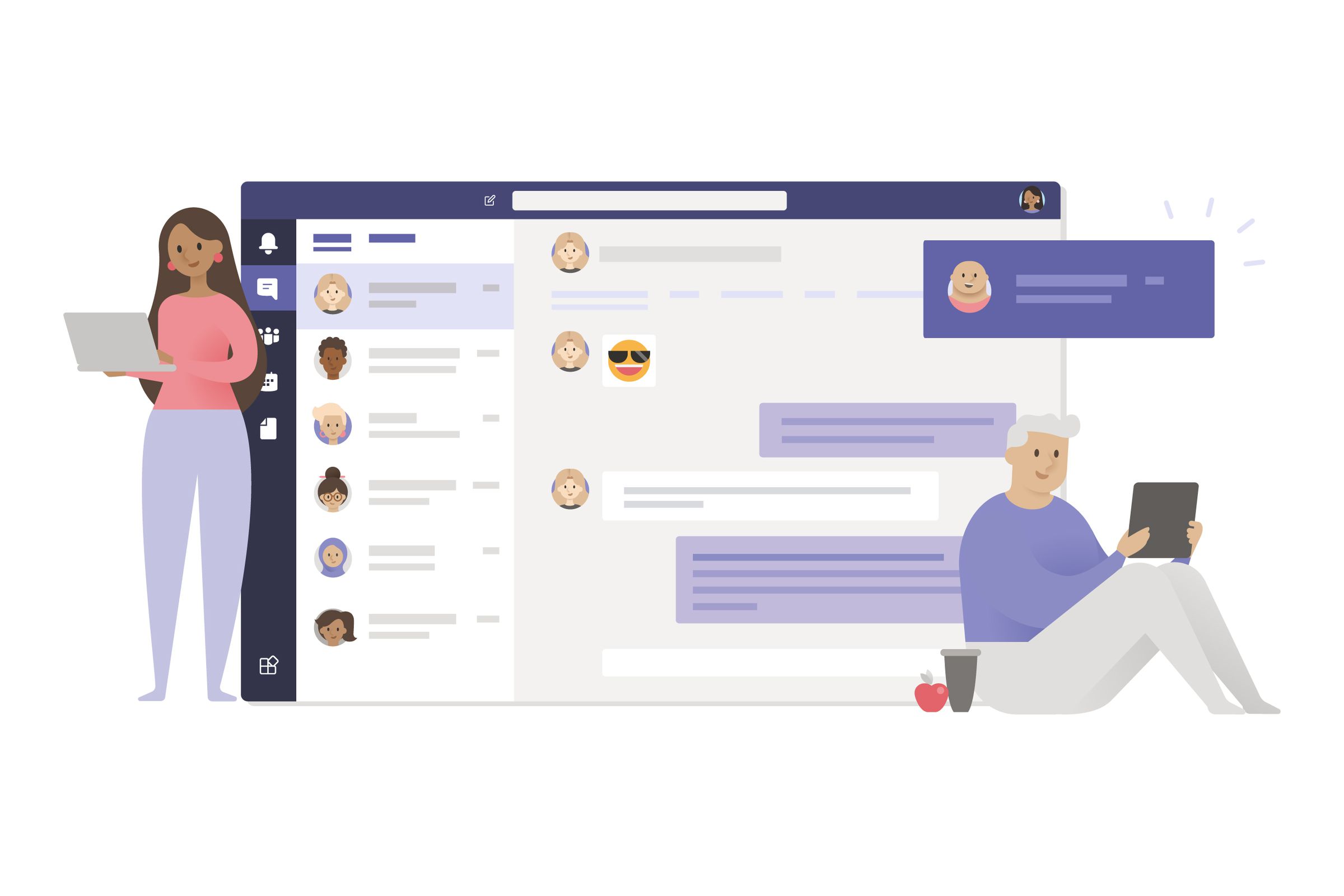 Microsoft Teams illustration