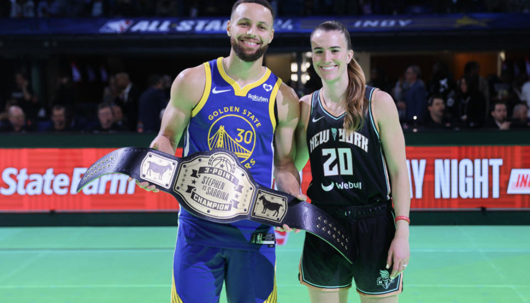 NBA All-Star Weekend: Stephen Curry wins unprecedented 3-point contest against Sabrina Ionescu