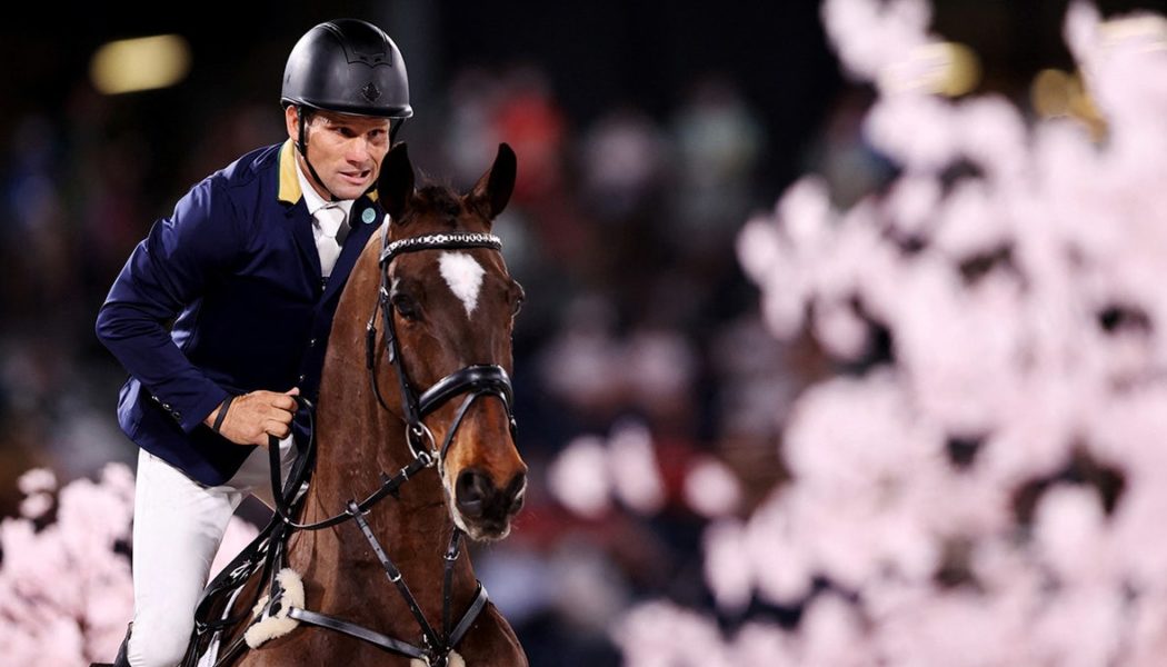 Olympic medalist sparks probe after wearing mankini at Australian show jumping event