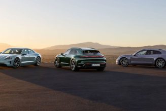 Porsche Unveils Three Revamped Variants of the Taycan