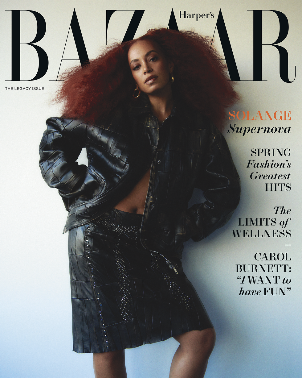 solange harper's bazaar cover