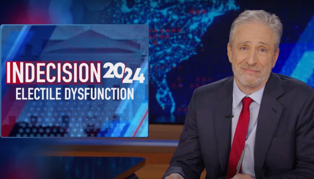 Watch Jon Stewart's opening monologue in return episode of The Daily Show