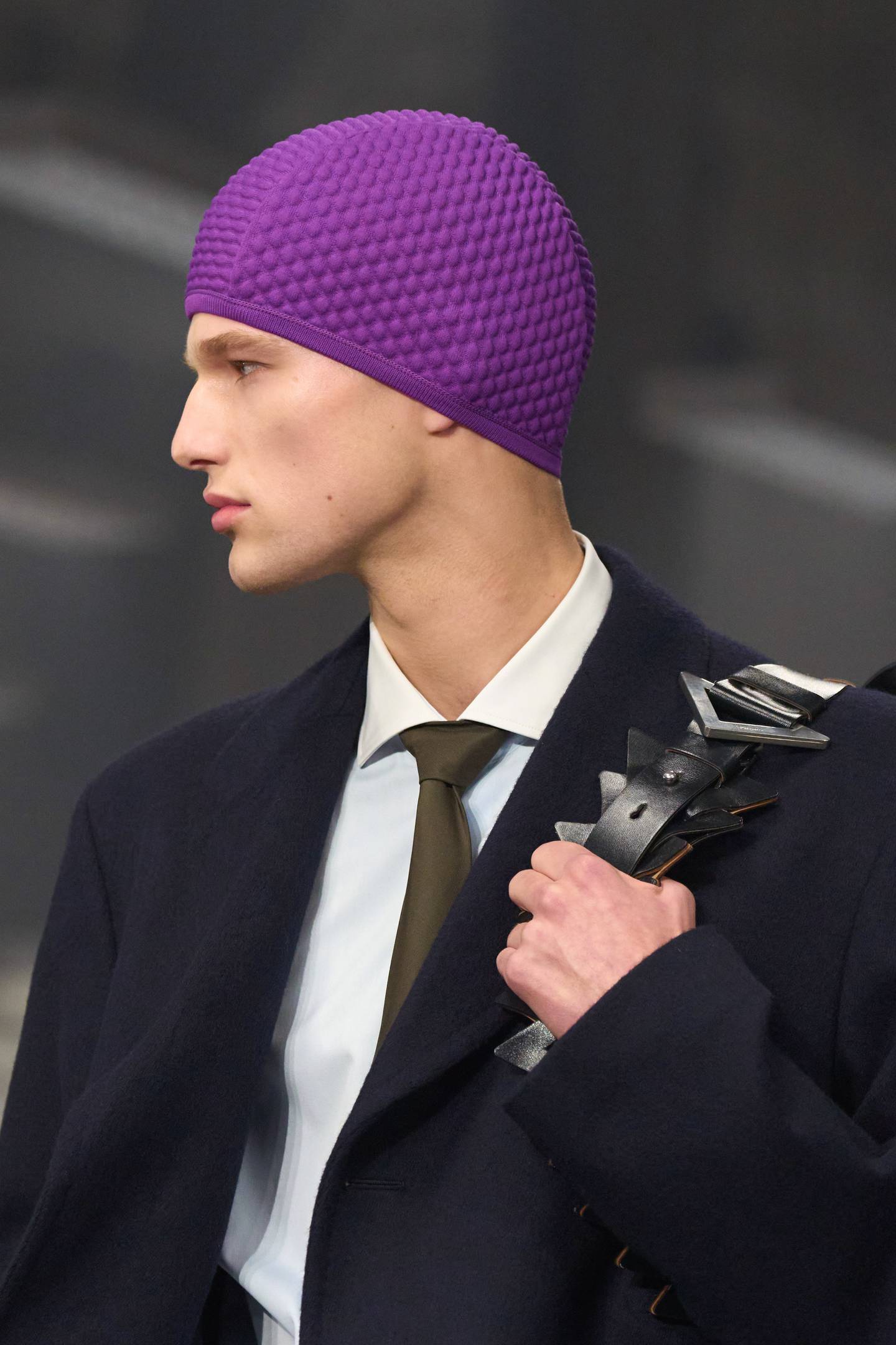 Prada Autumn/Winter 2024 menswear show in Milan.